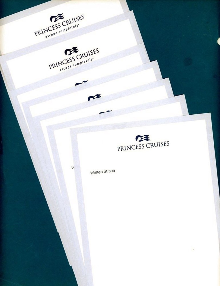 Various Cruise LInes assorted stationary & envelopes, see items in description