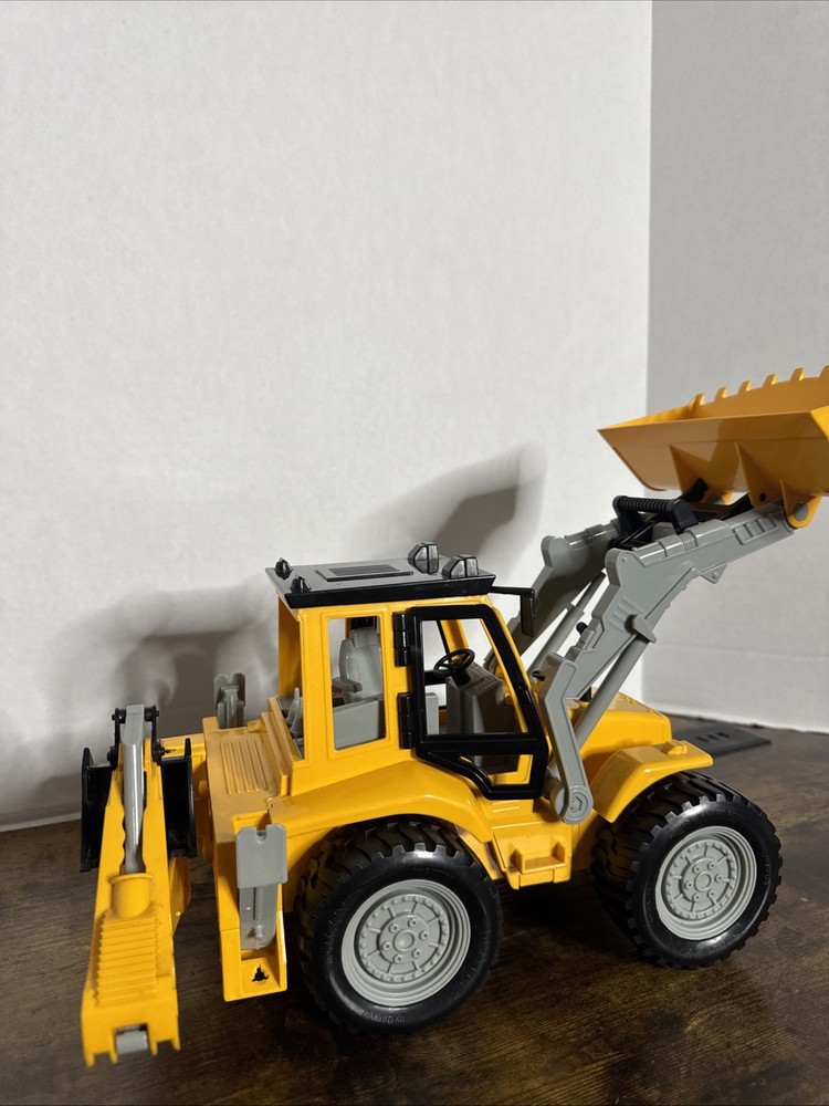 Toy Front Loader Realistic Sound Large 17 Inch Backhoe Loader DRIVEN by Battat