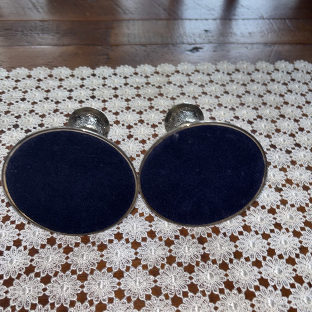 Set of Silver Plated Candlesticks.