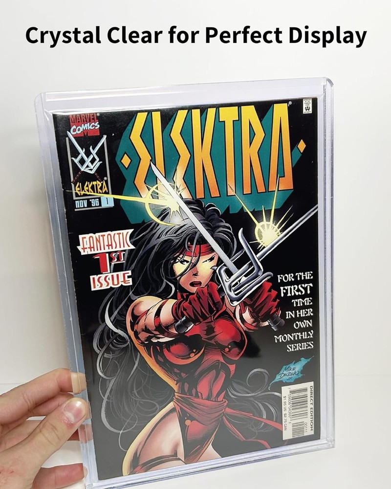 10 Pack Comic Book Toploaders Hard Case Sleeves Protector Holder for Comics