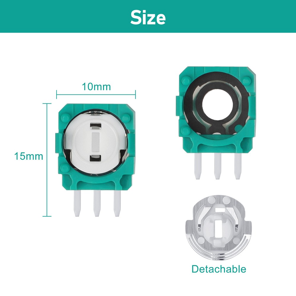 20 Pcs Analog Joystick Potentiometer for Xbox One PS3 PS4 Switch Pro Controller