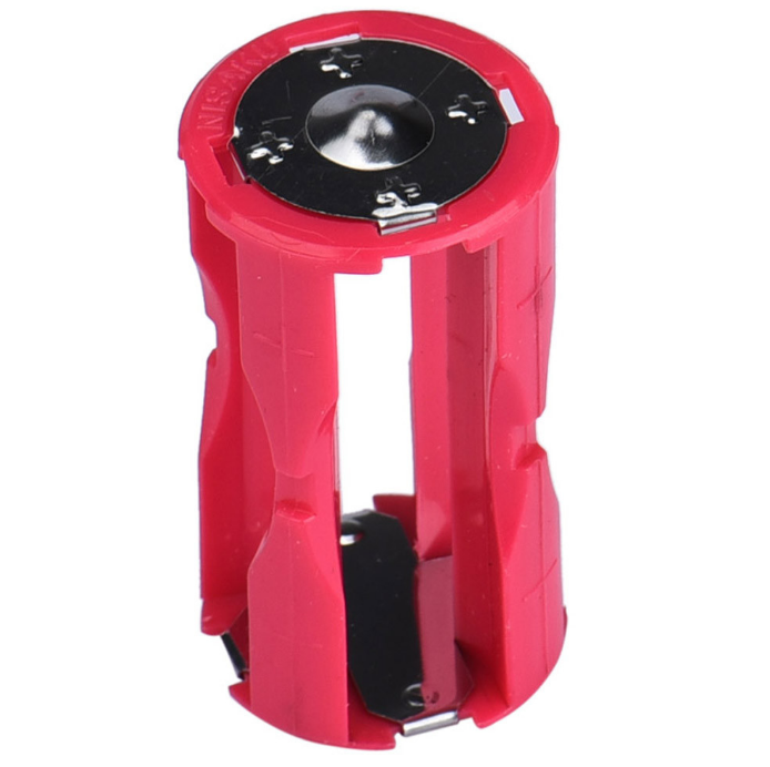 2pcs Parallel Cell Adapter Battery Holder 1.5V Case Box Convert 4AAA to 1 C Size