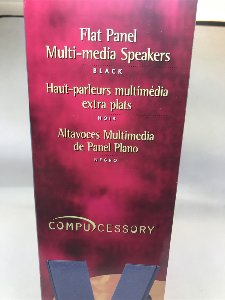 Compucessory Flat Panel Multi-media Speaker Set model 30251