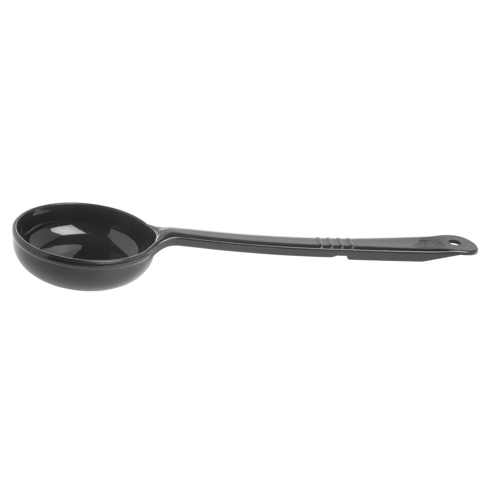 Carlisle Measure Miser 6 oz Black Plastic Solid Long Handle Portion Control
