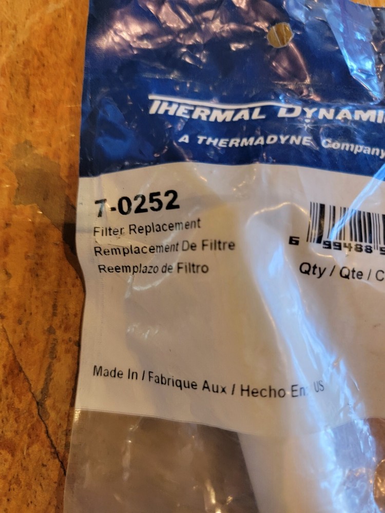Thermal Dynamics 7-0252 Filter Replacement for Plasma Machine FP 1445-0021 WW6