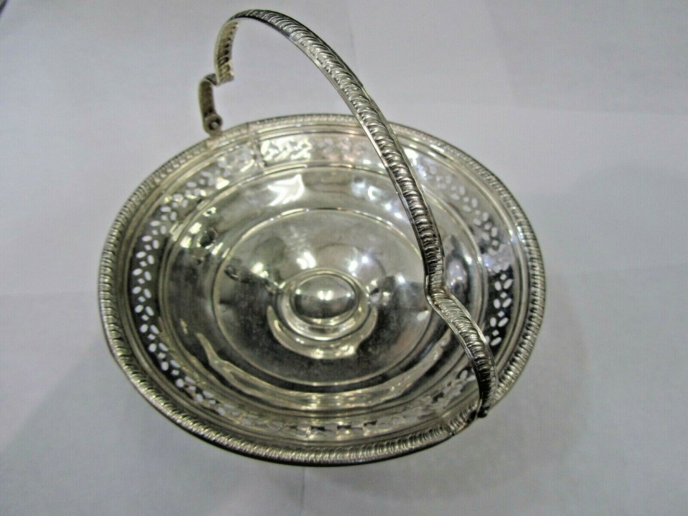Antique Sterling Silver Basket