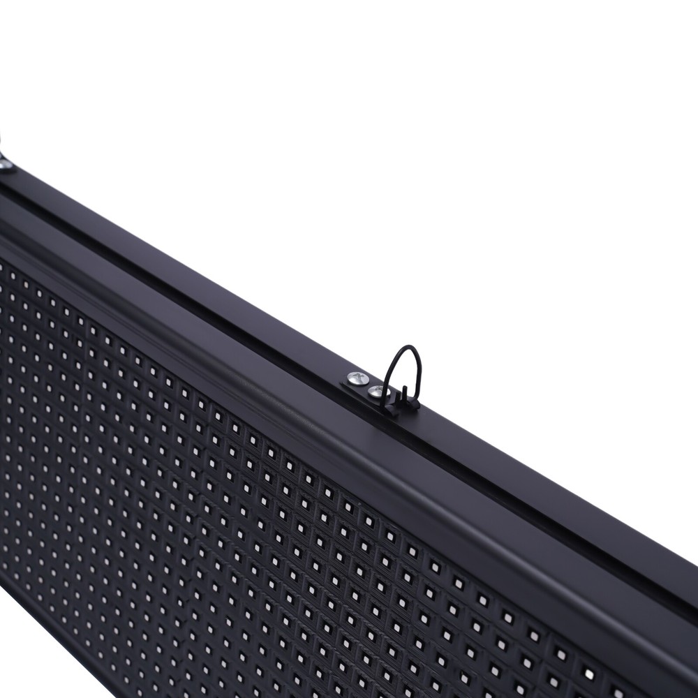 26"x8" LED Advertising Sign 7 Color Programmable Scrolling Message Display Board