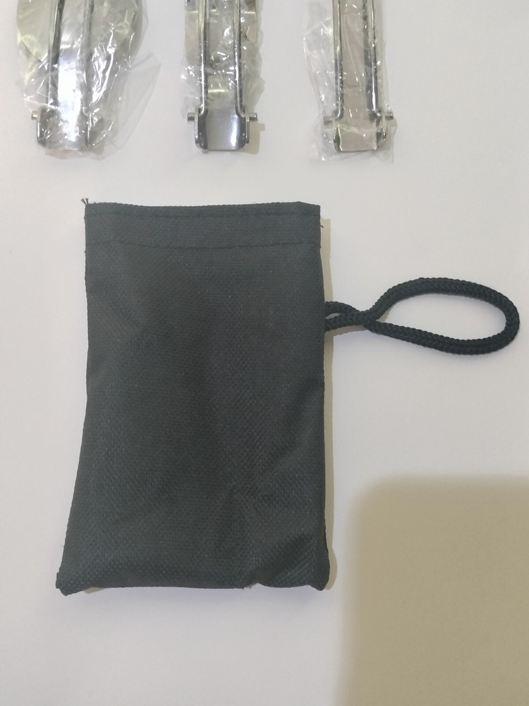 3 Pcs Folding Camping Cutlery Set with Carry Pouch
