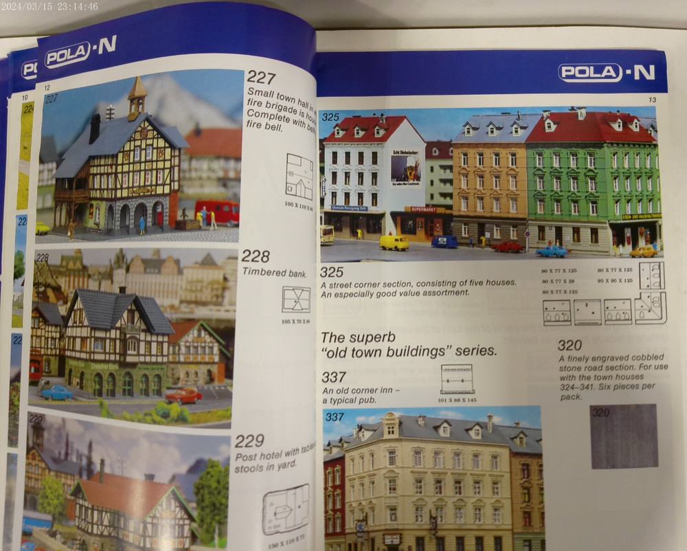 POLA 1983 Model Construction Kits HO-N Catalog