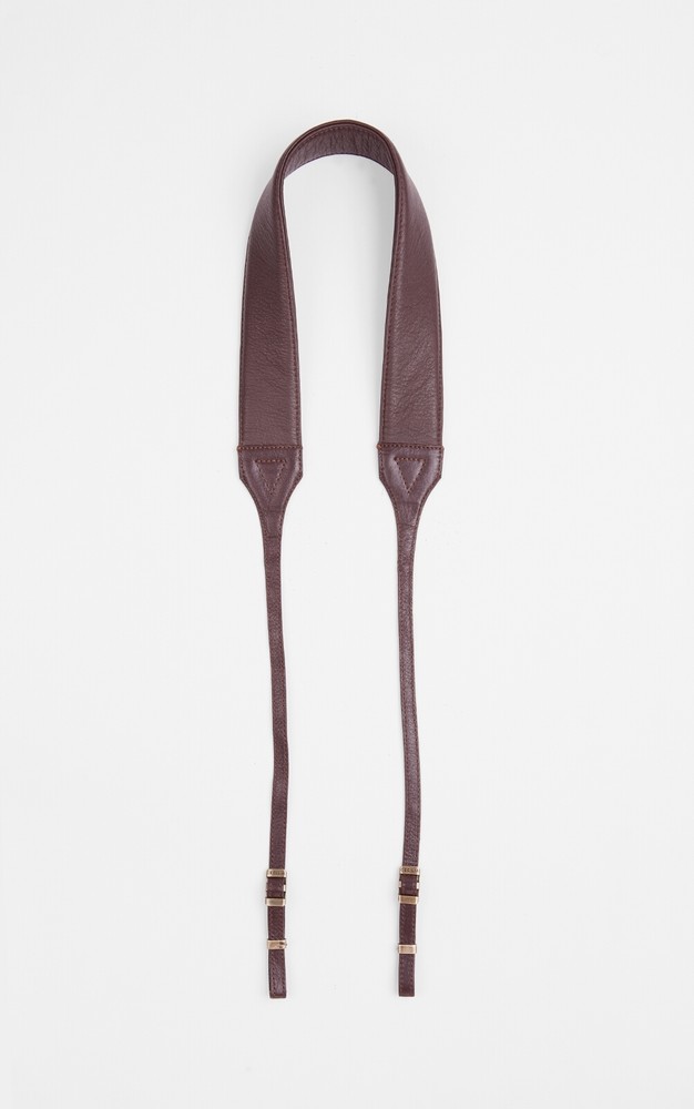 Cecilia Gallery Brown Leather Camera Strap - Simple, Functional, Stylish