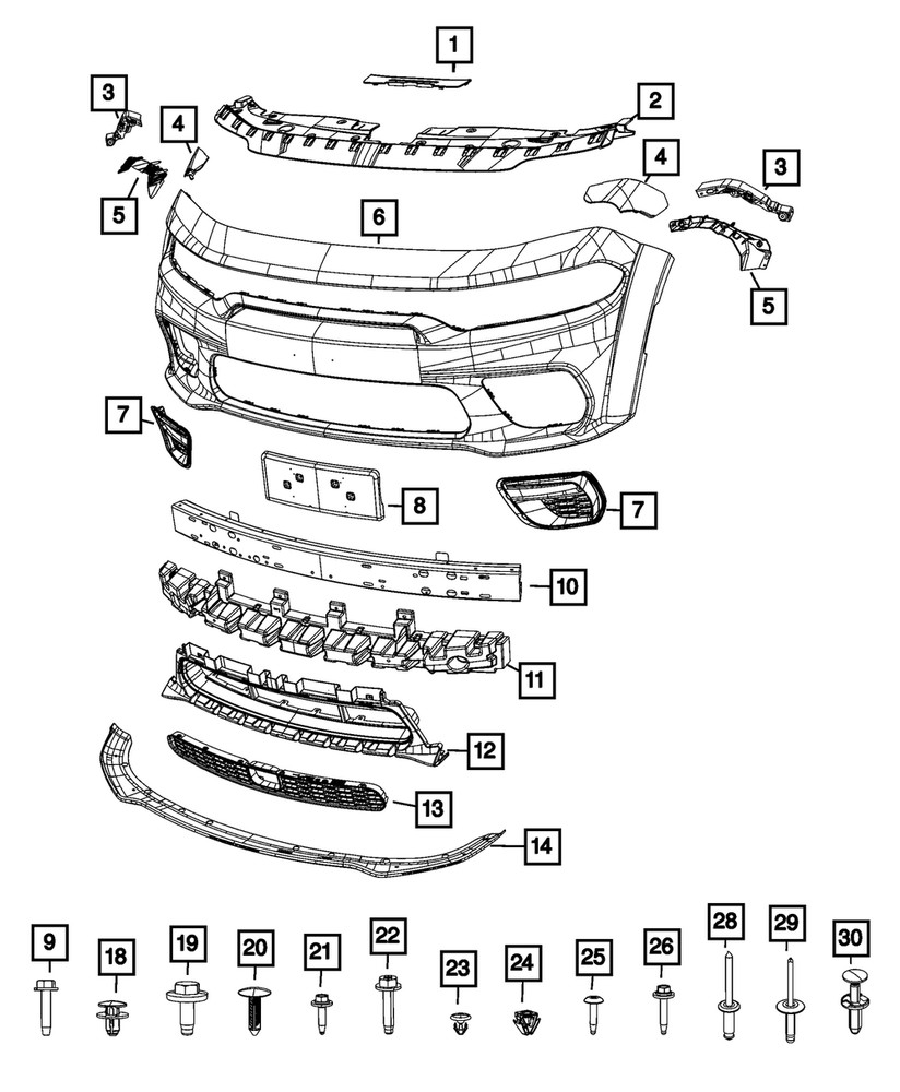 Genuine Mopar Push Pin 6511708AA