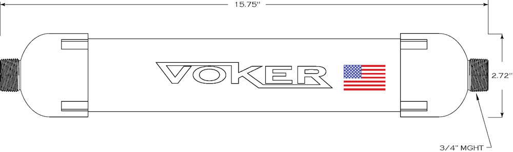 Voker Holding Tank Vent Filter (5/8")