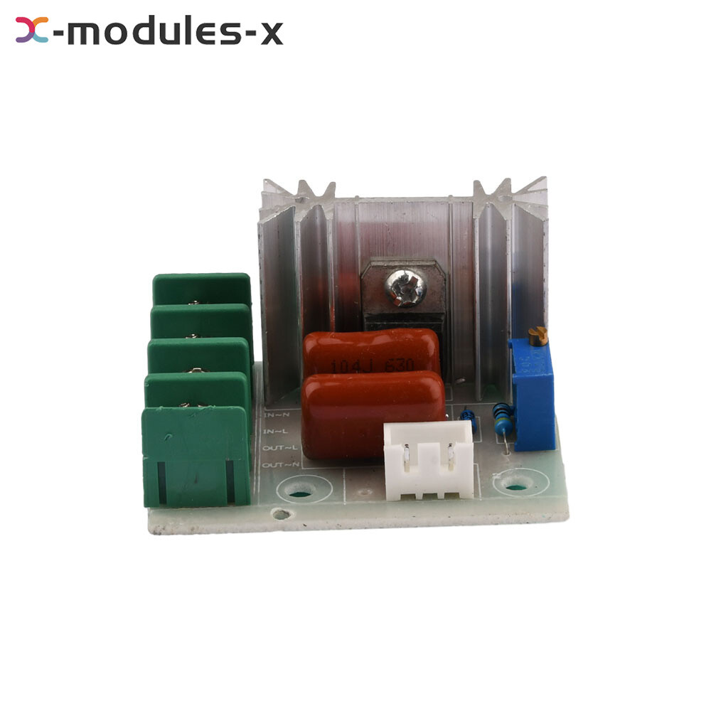 AC50-220V 2000W Voltage Regulator Module Motor Speed Controller Light Dimmer Kit
