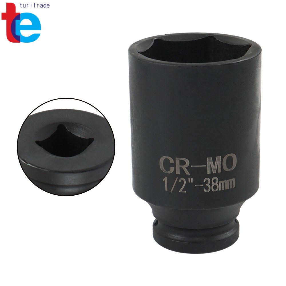 Deep Impact Socket Set 9Pcs 1/2" Drive Metric Axle Hub Nut Socket 29-38mm