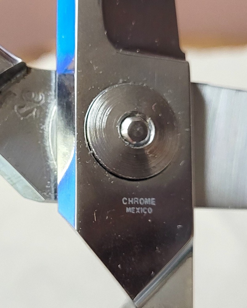 Gingher 10 inch Upholstery Shears Scissors Chrome