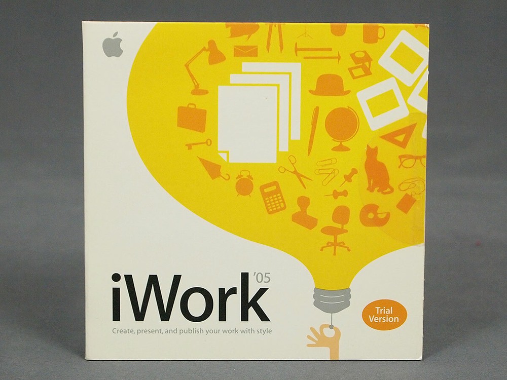 NEW SEALED Apple iWork '05 Trial Version CD-ROM Package 602-5860-A