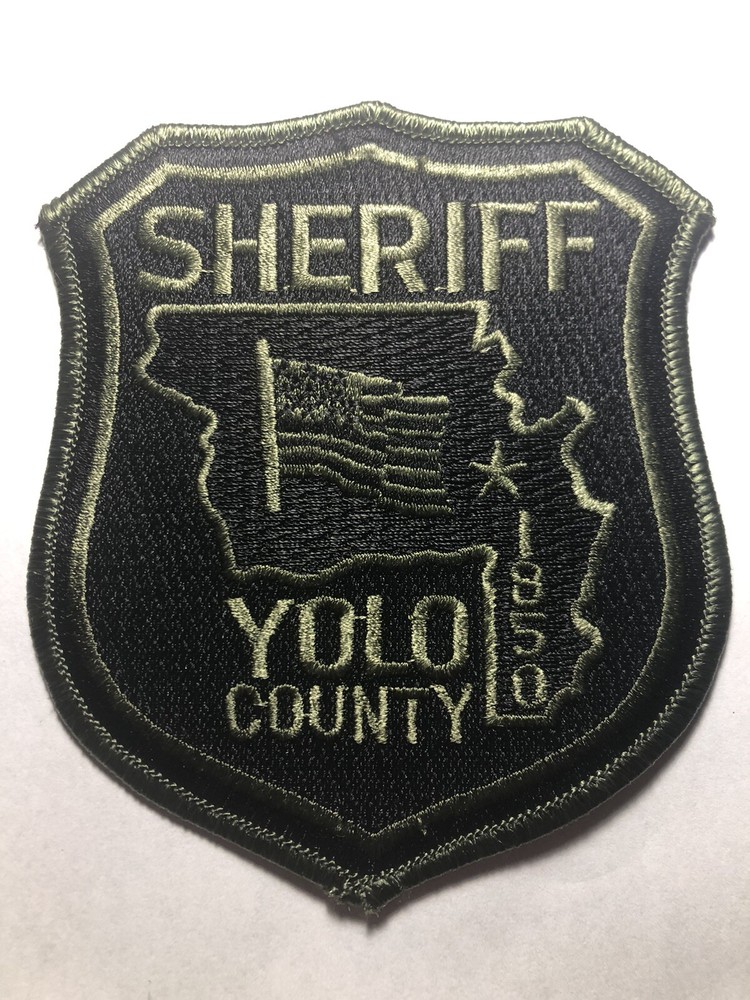 Yolo County California Sheriff Patch ~ Subdued
