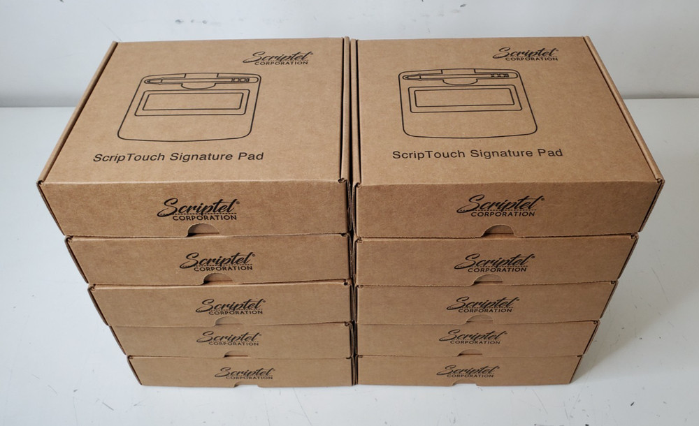 New/OpenBox Lot of 10 Scriptel 6ft ScripTouch Signature Pad (SC-ST1570-6FT)