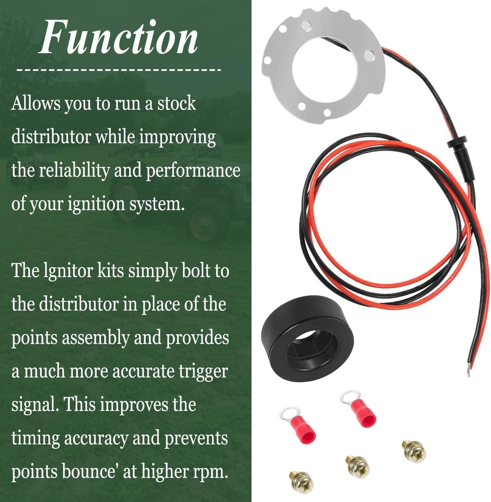 1244A For Pertronix Electronic Ignition Conversion Kit Ignitor for Ford 4 CYL