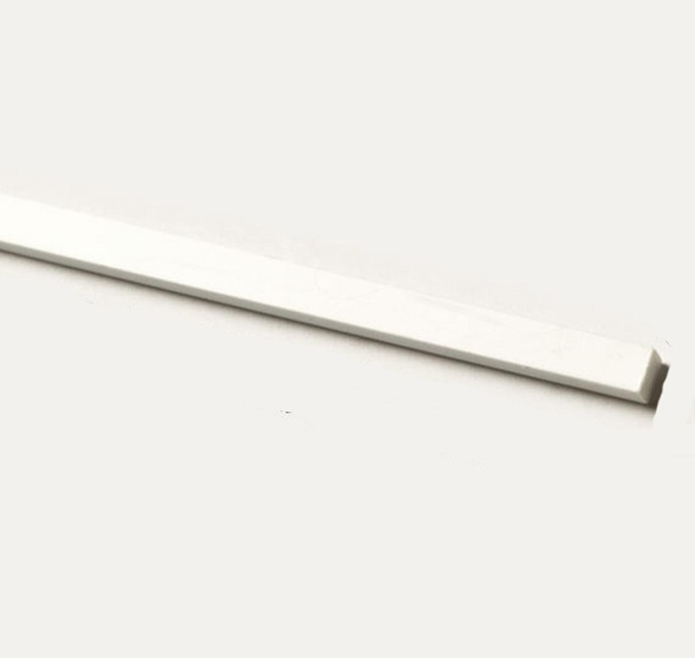 US Stock Pack of 10 ABS Styrene Plastic Flat Rectangular Bars 1*4mm 9.8" White