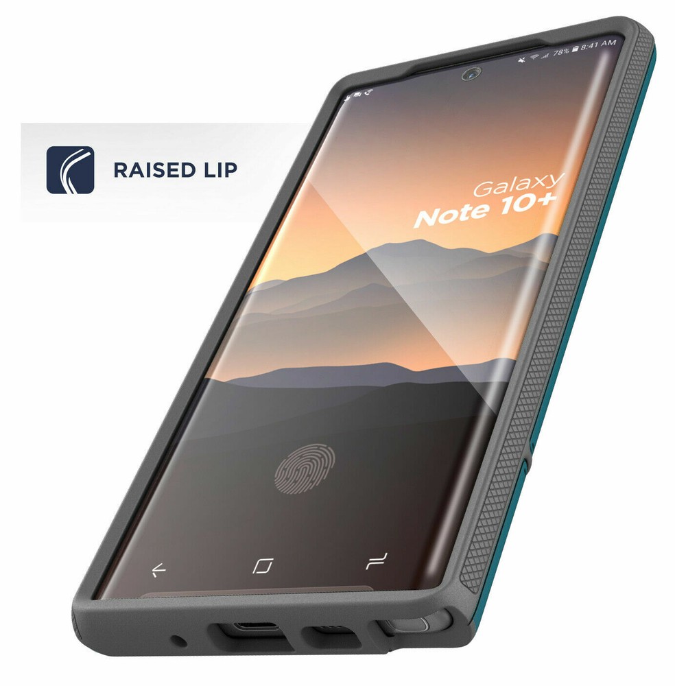 For Samsung Galaxy Note 10 Plus Protective Tough Case Full Body Rugged Blue
