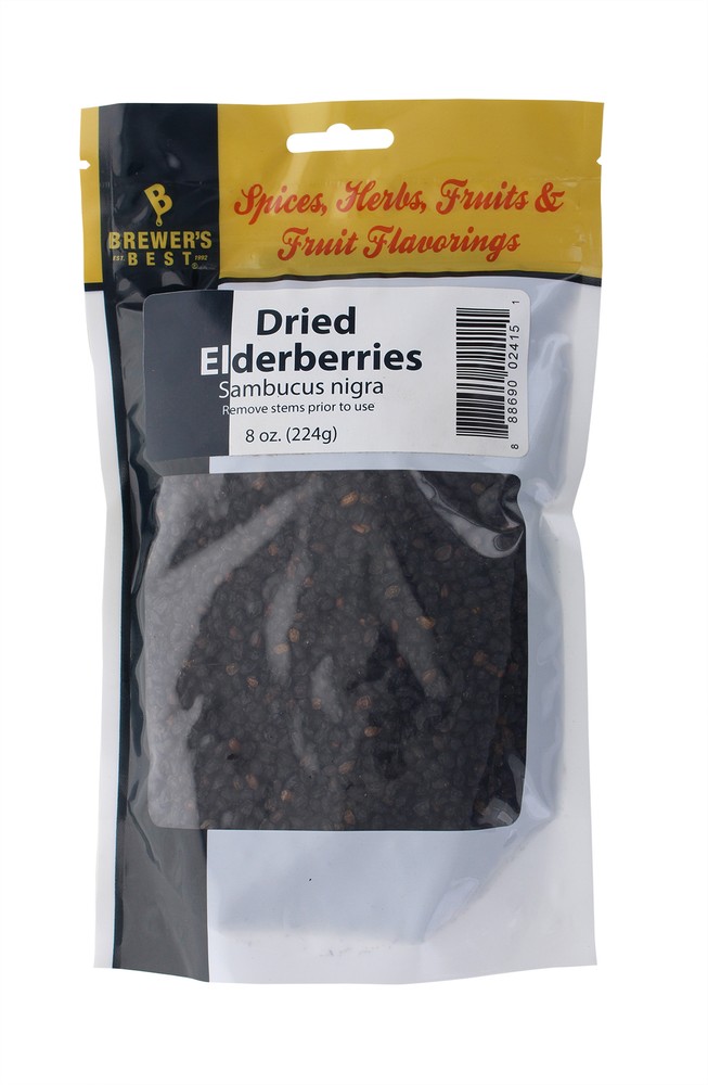 Dried Elderberries- 8 oz.