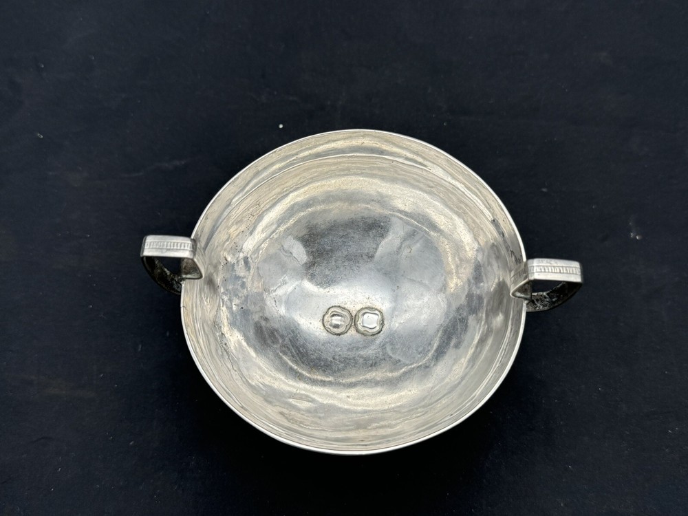 Antique 1865 Sterling Silver Two-Handled Footed Cup, 143 grams