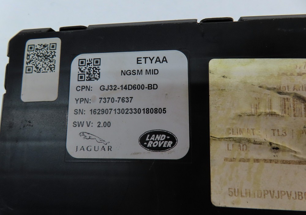 2016 RANGE ROVER SPORT (L494) FRONT LEFT DRIVER SEAT CONTROL MODULE