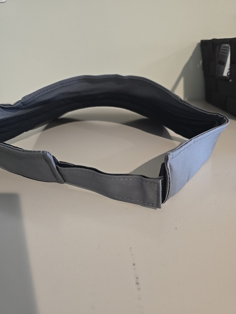 White Marlin Open Grey Visor With Hook & loop Closure One Size New Hook Optics