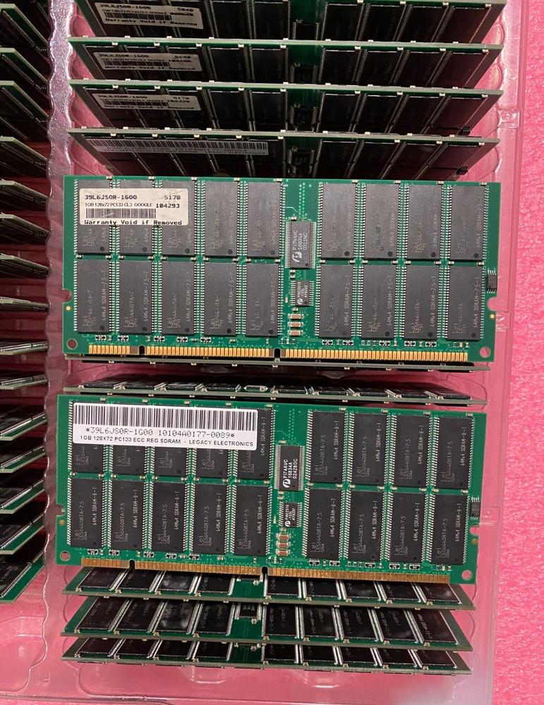 Vintage GOOGLE 1GB Server Memory PC133 ECC REG SDRAM 39L6JS0R-1G00
