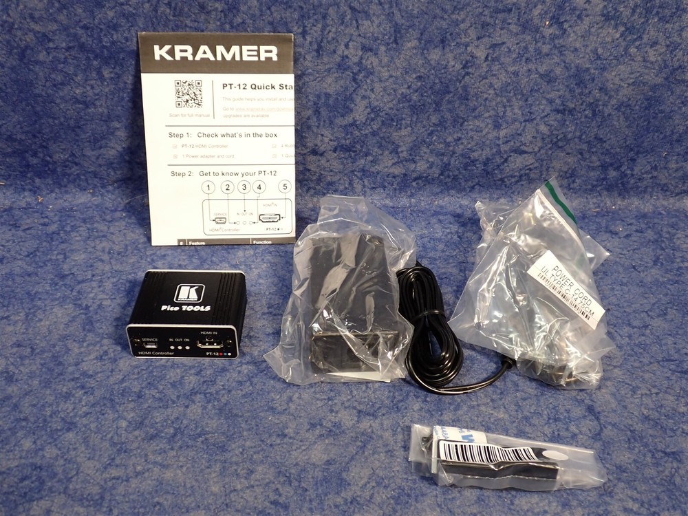 Kramer PT-12 4K60 4:2:0 HDMI CEC Enabled TV/Display ON/OFF Controller (G111)