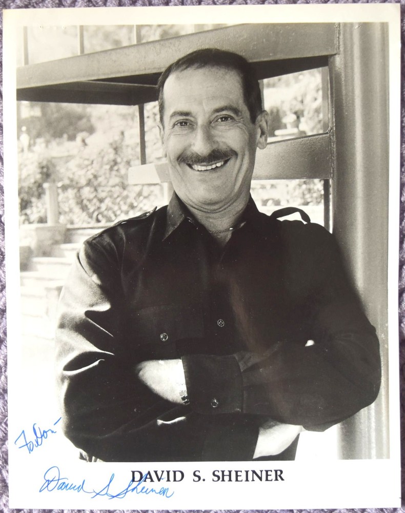 David S. Sheiner Hand Signed Photo 8"X10"