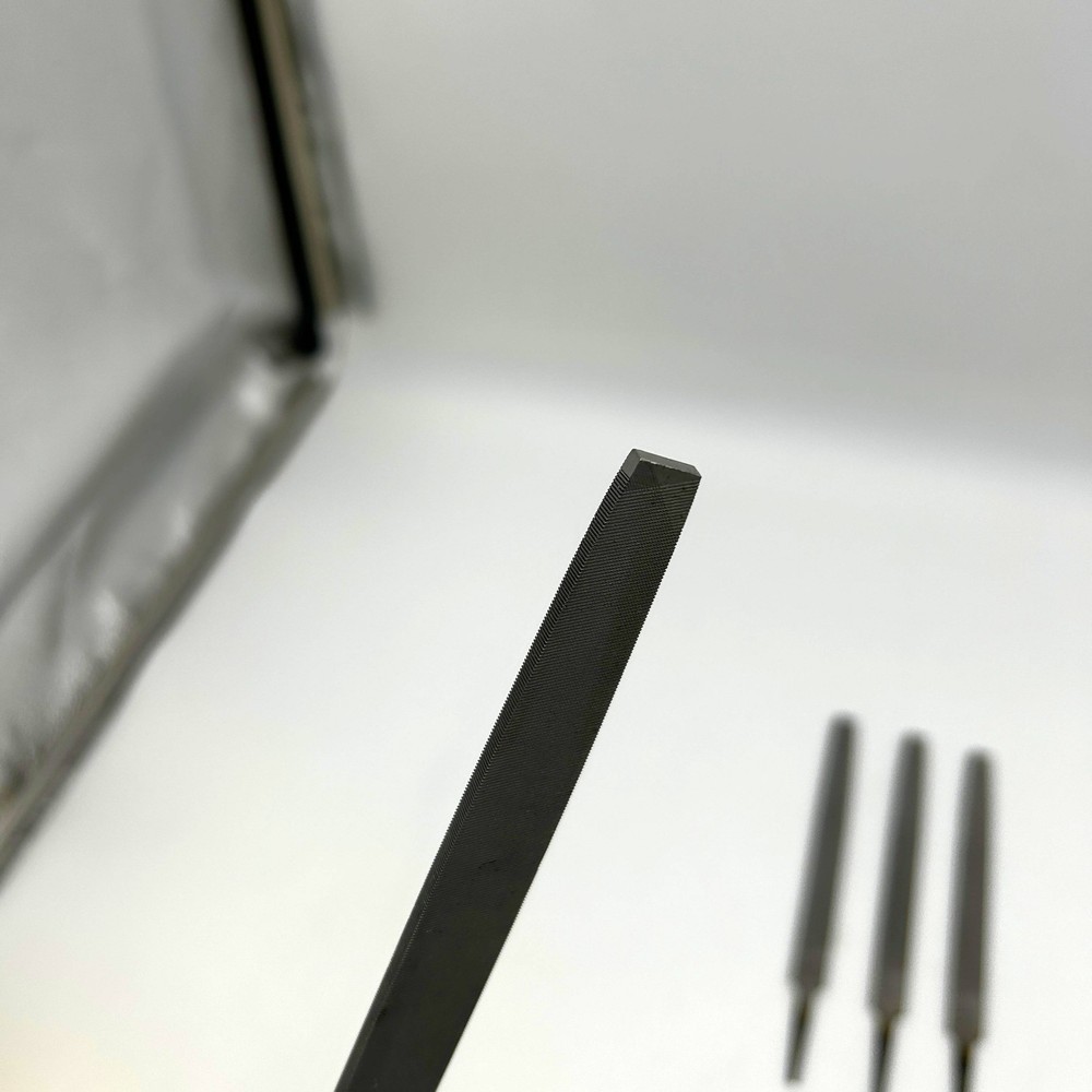 Nicholson 6" Flat Double / Single Cut Smooth File 03533N Rectangular w/ Tang 4pk