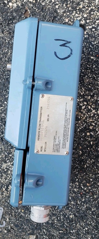 Micro Motion RFT9712-1PRM Remote Mass Flow Meter Transmitter Display Screen Read