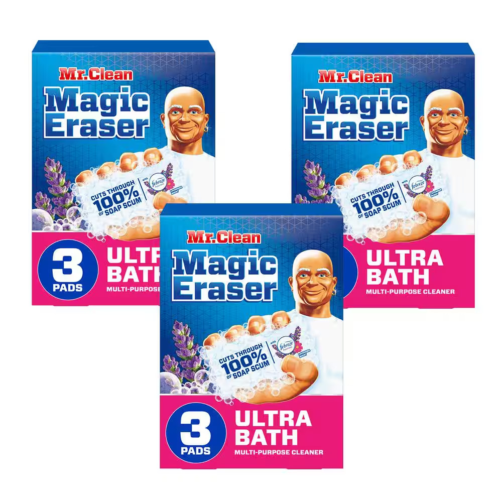 Ultra Bath Magic Eraser Sponge (3-CNT, Multi-Pack 3)