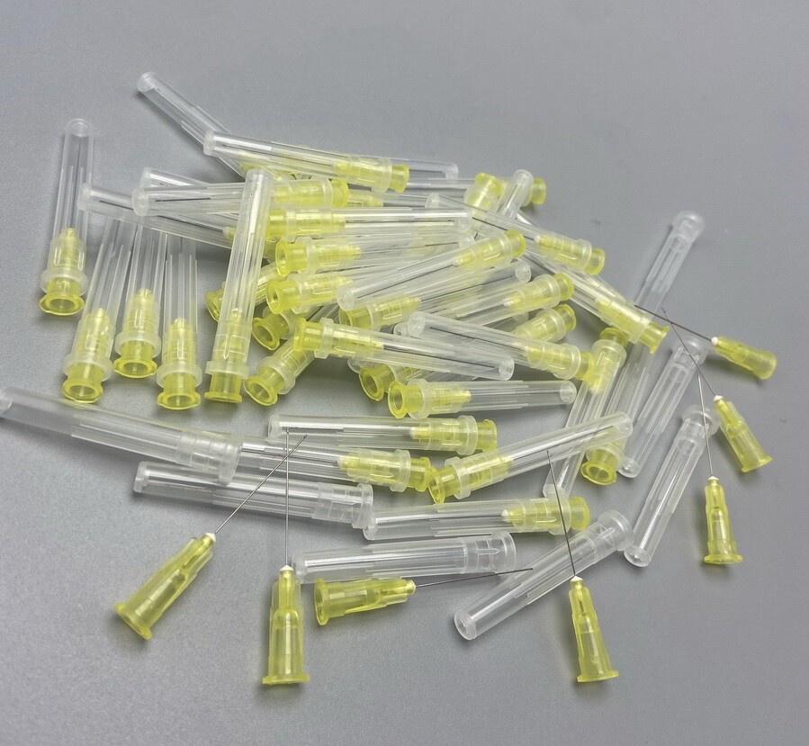 Dental Irrigation Needle Sterile Endodontic Irrigation Needle Tips Notched Tip
