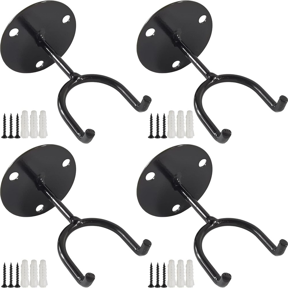 ROYHOO 4PCS Baseball Bat Display Holders - Multipurpose Sturdy Wall Mounted R...