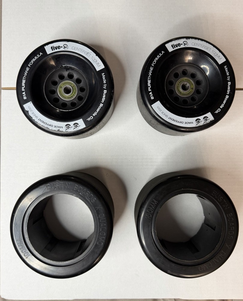 five-0 CENTERSET 100MM Purethane Formula Skateboard Wheels Bustin Boards