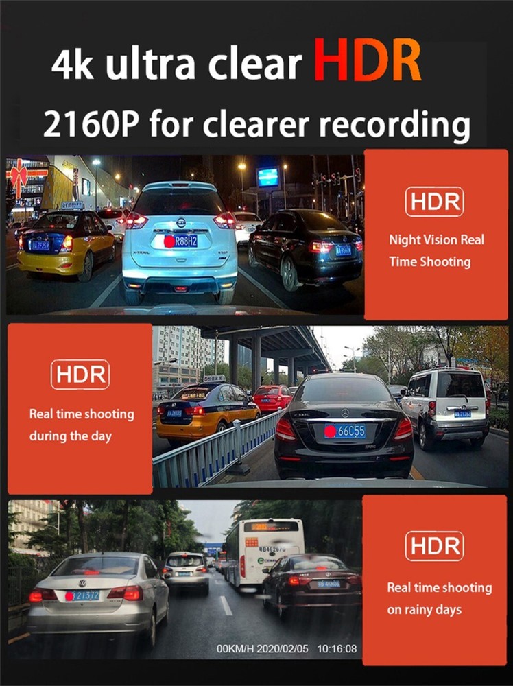 4K Wifi DVR Dash Cam Camera for BMW 1 3 Series E81 E82 E87 E88 E90 E91 E92 E93