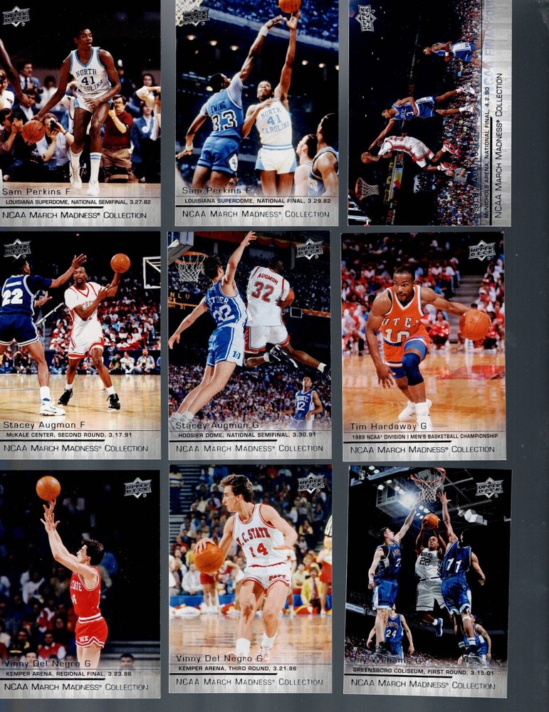2014-15 UPPERDECK NCAA MARCH MADNESS BASKETBALL COMPLETE YOUR SET U PICK