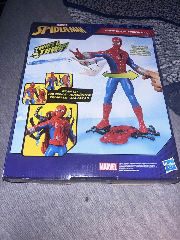 Marvel Spider-Man Thwip Blast Action Figure Toy