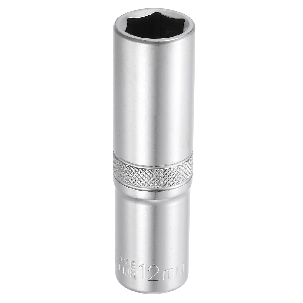 6 Points Deep Socket 3/8" Drive 12mm Nickel Plating Impact Socket 2.5" Long