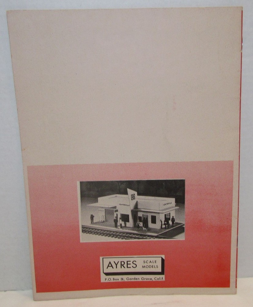 1950's Ayres Scale Models Catalog #20, Model Railroad