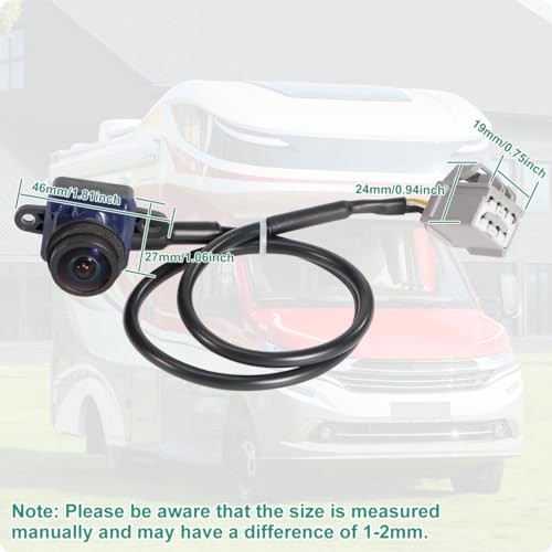 56038990AA OE Backup Camera Replacement for Dodge Dart Trunk Lid Mounted 2013