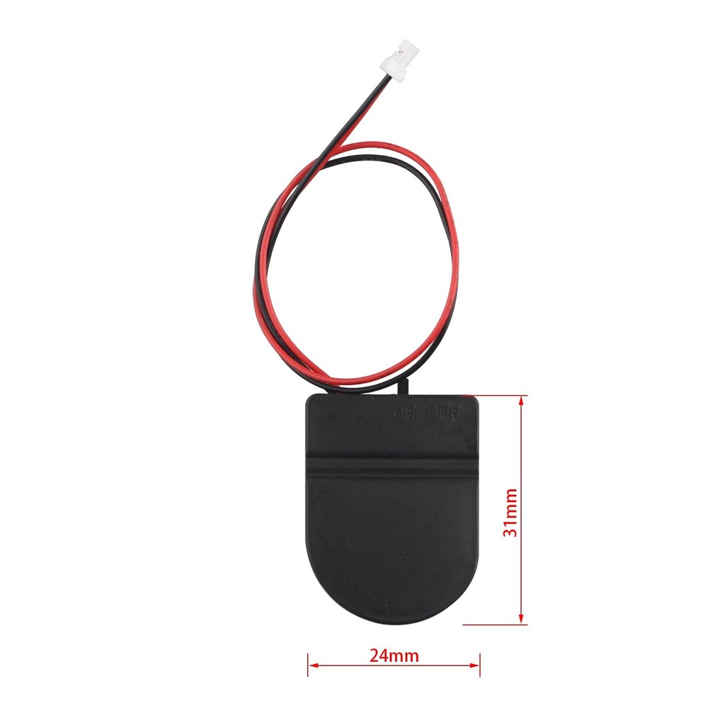 2pcs RTC Battery Case Real Time Clock Holder Compatible with Raspberry Pi 5