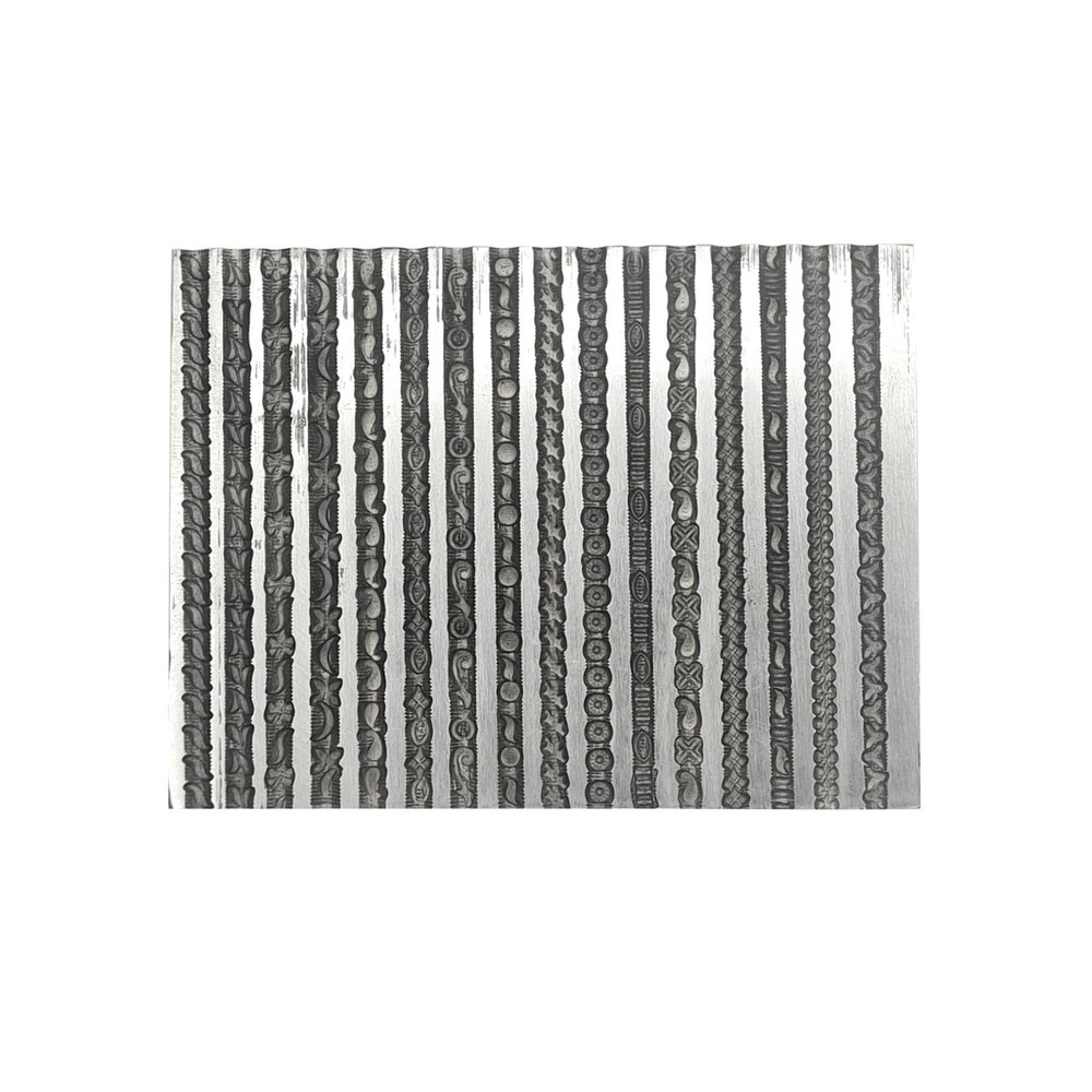 Design #1 Wire Impression Die 16 in 1 Pattern - Wire Bangle Die