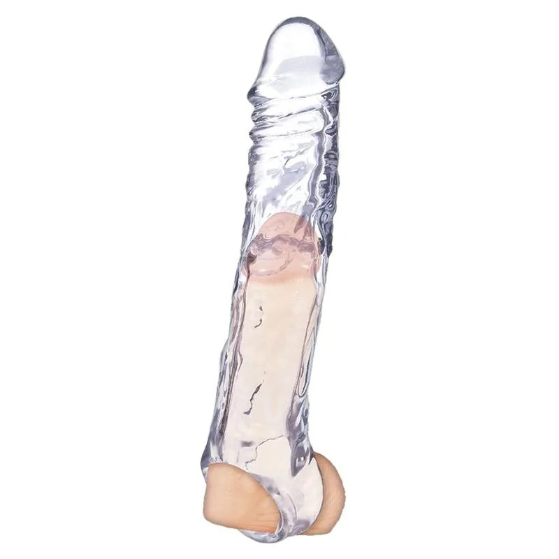 Magic Penis Extender & Ball Strap 7.5"-Clear