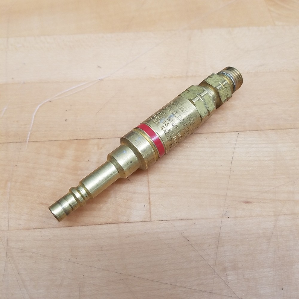 Western Enterprises QDF2009, Flash Arrestor and Check Valve. - USED