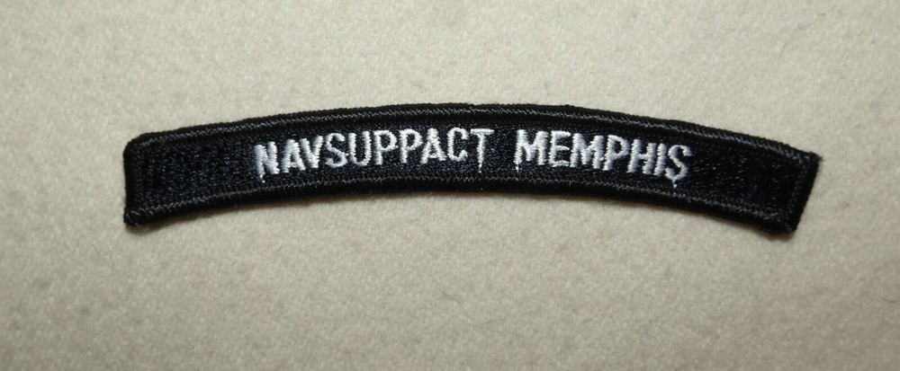 US Navy NAVSUPPACT Support Activity Memphis Rocker UIM Tab