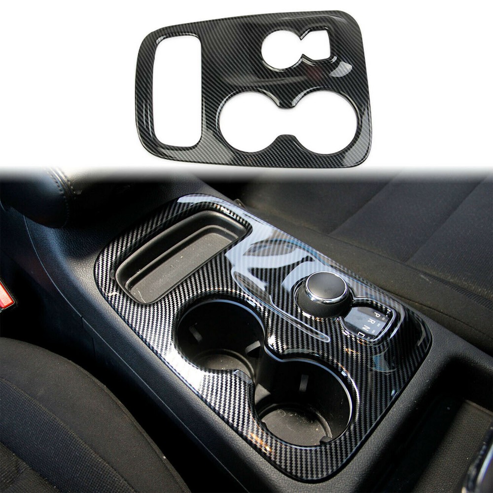 Carbon Fiber Central Control Gear Shift Panel Trim for Dodge Durango 2014-2017